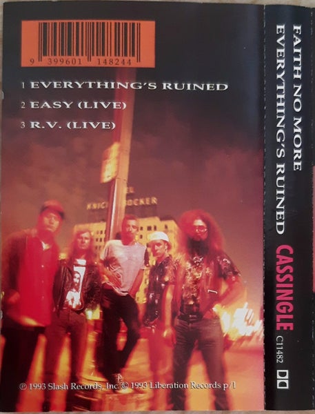 FAITH NO MORE – EVERYTHING’S RUINED - 1993 Cassingle Carousel 2