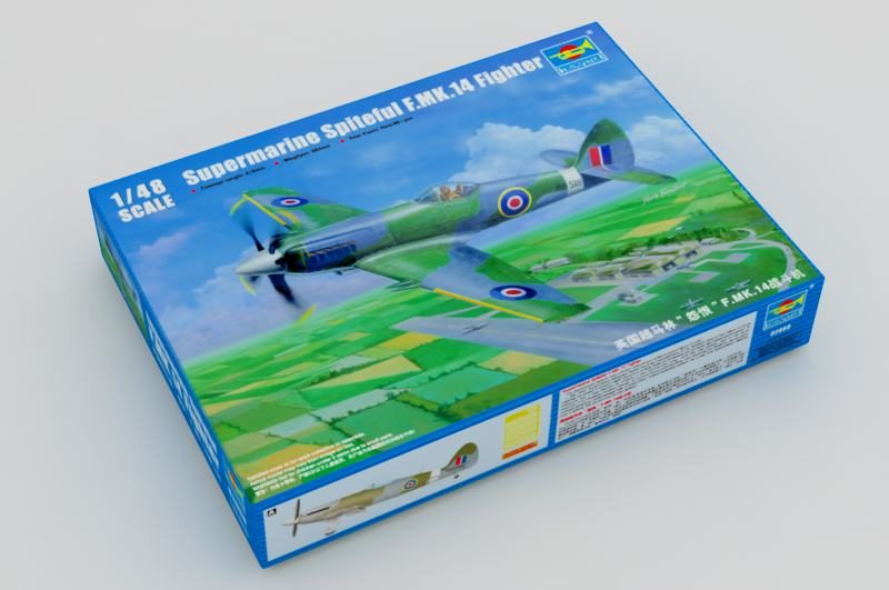 TRUMPETER 1:48 scale Supermarine Spiteful F.MK.14 02850 plastic model kit64269608225283110