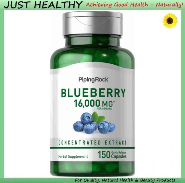 BLUEBERRY - ANTI AGING - 16,000 mg - 150 CAPS - HIGH STRENGTH Carousel 1