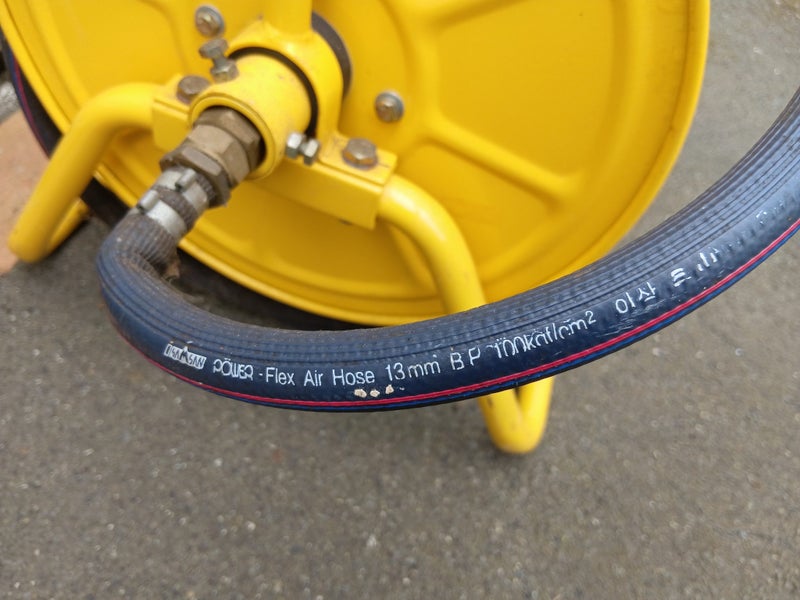 Water / Air Hose 13mm BP 100kg/cm2 - 30 Meters on Reel Carousel 2