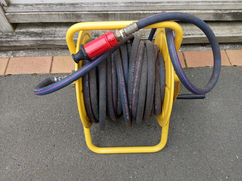 Water / Air Hose 13mm BP 100kg/cm2 - 30 Meters on Reel Carousel 6