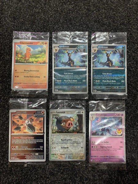 5 sealed EB games Pokémon promo cards Carousel 1