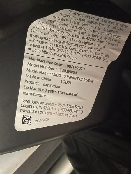 Maxi-Cosi mico 30 infant car seat Carousel 5