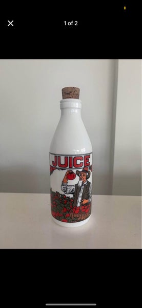 Vintage juice bottles Carousel 1