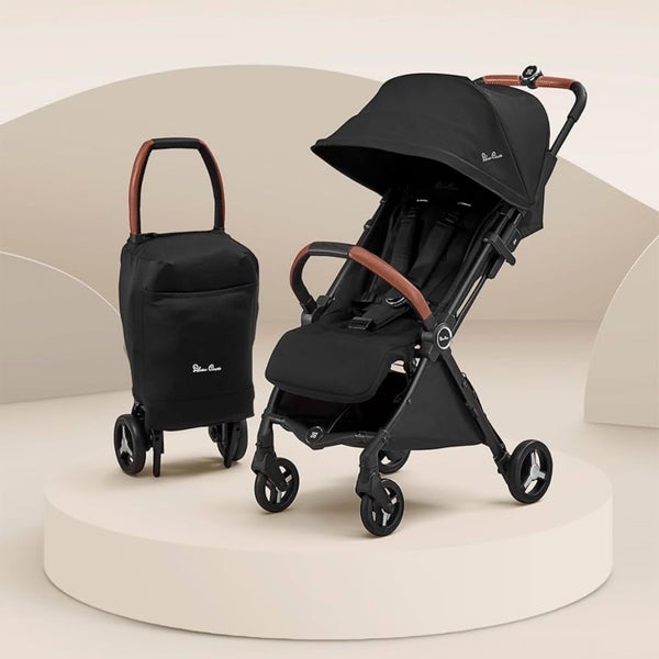Silver Cross Jet 3 Black Travel Stroller Carousel 1