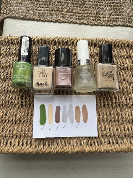 Nail Polish x 5 (One being a base/topcoat) Carousel 2