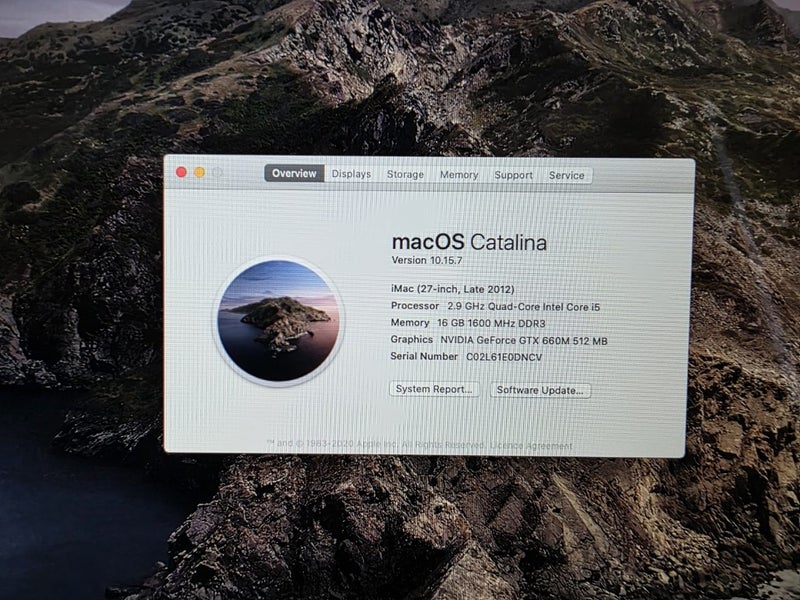 iMac - 2012, 27 inch, 16gb RAM, 500gb SSD ($1 reserve) Carousel 7