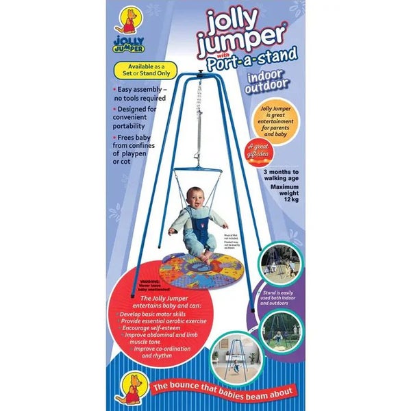 Jolly Jumper with Stand - Blue Carousel 2