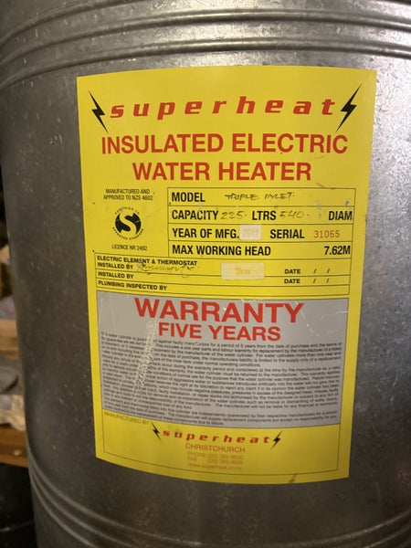 Hot Water Cylinder Carousel 2