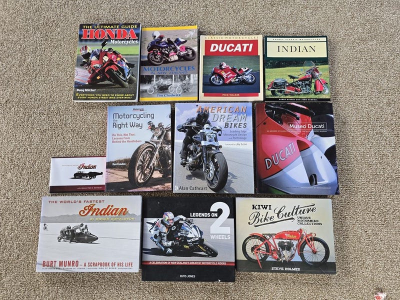 Bulk Motorcycle / Motorbike Books - Lot 1 Carousel 1