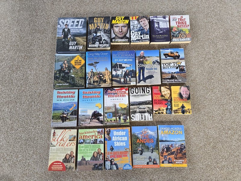 Bulk Motorcycle / Motorbike Books - Lot 1 Carousel 1