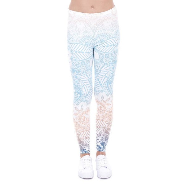 Mandala Colourful High Waist Yoga Pants Women Printed Leggings Carousel 8