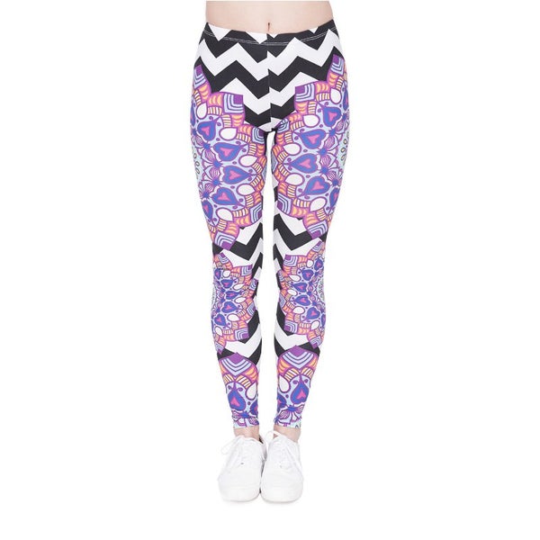 Mandala Colourful High Waist Yoga Pants Women Printed Leggings Carousel 1