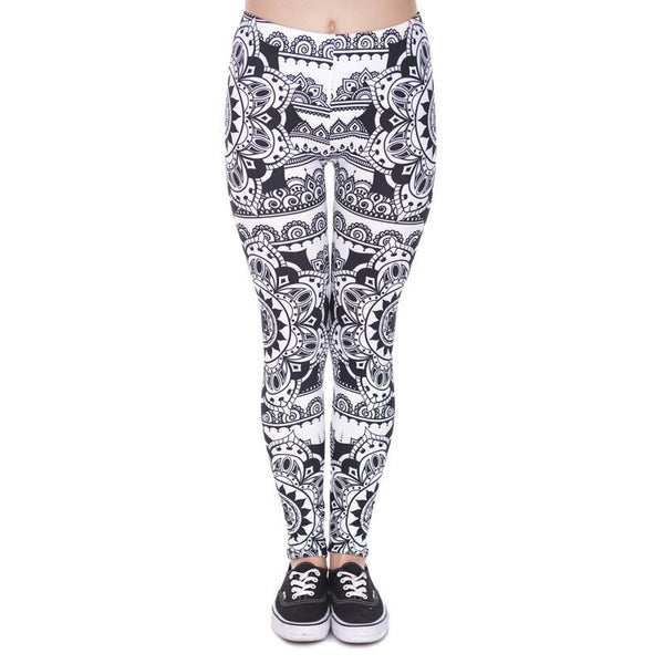 Mandala Colourful High Waist Yoga Pants Women Printed Leggings Carousel 1