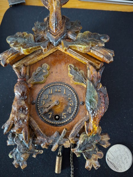 **Beautiful ornamental deer head Clock** Carousel 1