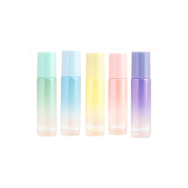 5 Pieces 10 Milliliter Glass Roller Bottles Thick On Ball Essential Oil Carousel 1