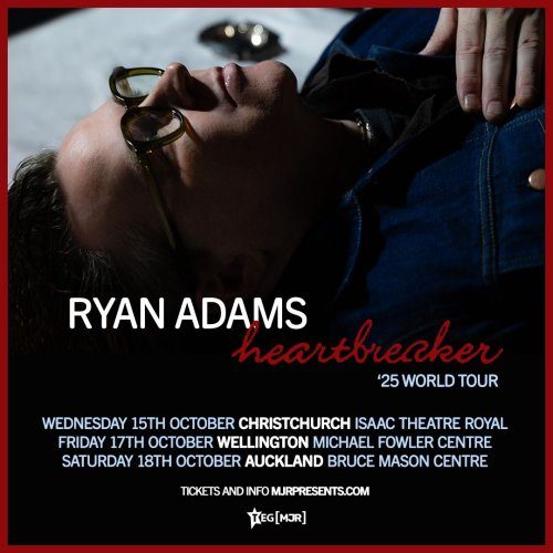 2 x front row seats to Ryan Adams at Michael Fowler Centre Carousel 1