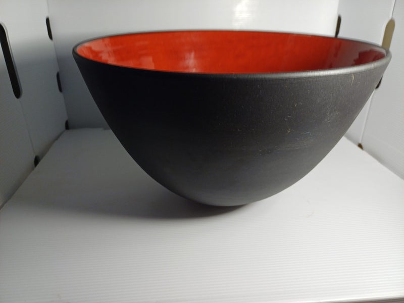 Peter Collis Ceramic Red Bowl Carousel 1