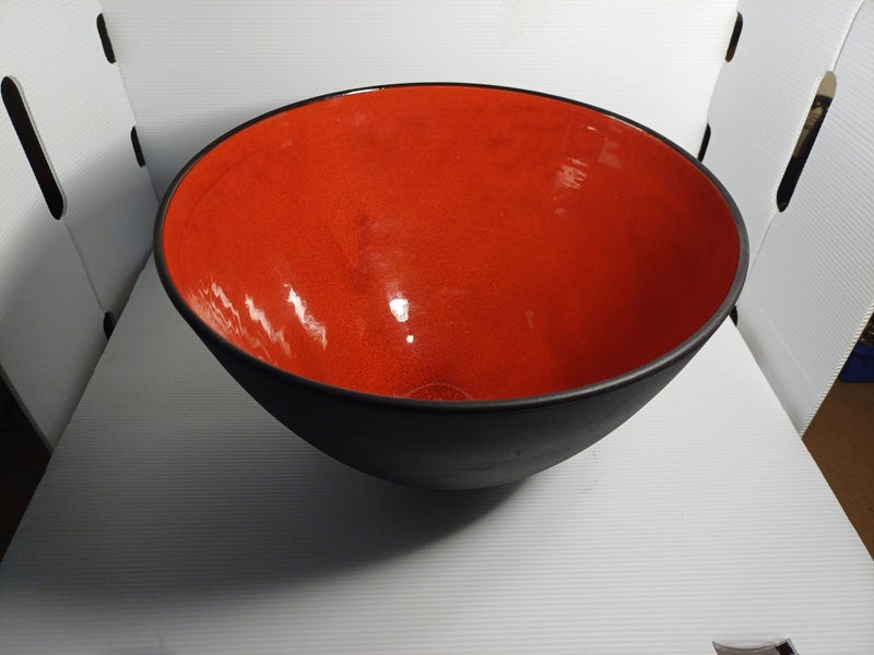Peter Collis Ceramic Red Bowl Carousel 2