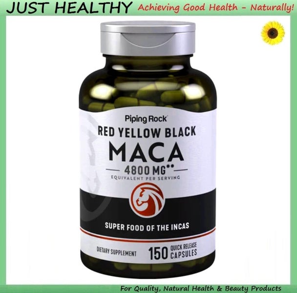MACA 4,800 mg - TRIPLE STRENGTH - 150 CAPS Carousel 1