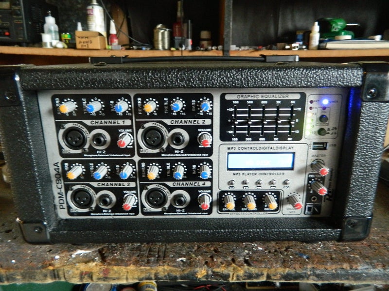 Power Mixer 4 Mic 150 Watt Carousel 1