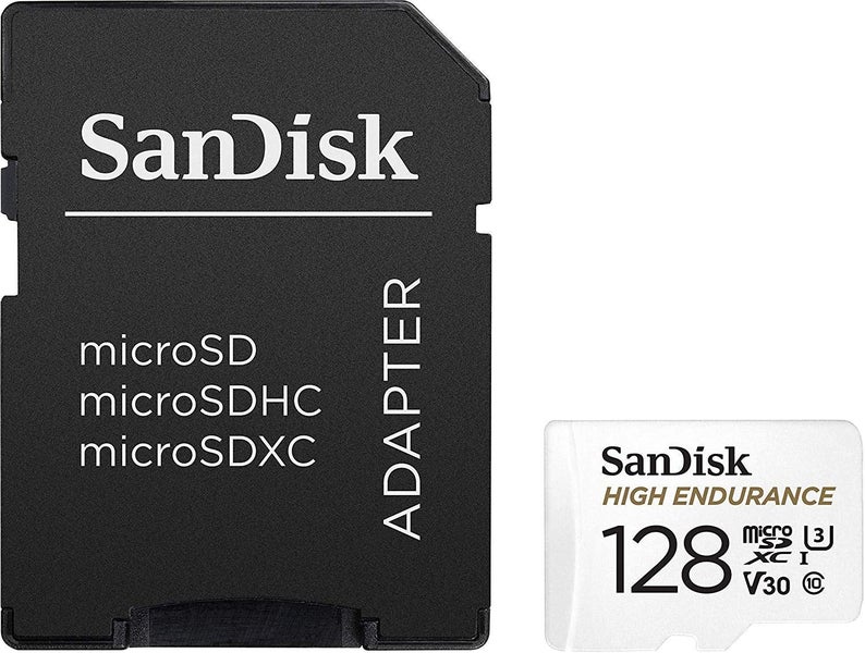Sandisk High Endurance Microsdhc Card Sqqnr 128G Uhs-I C10 U3 V30 100Mb/S R 40Mb Carousel 1