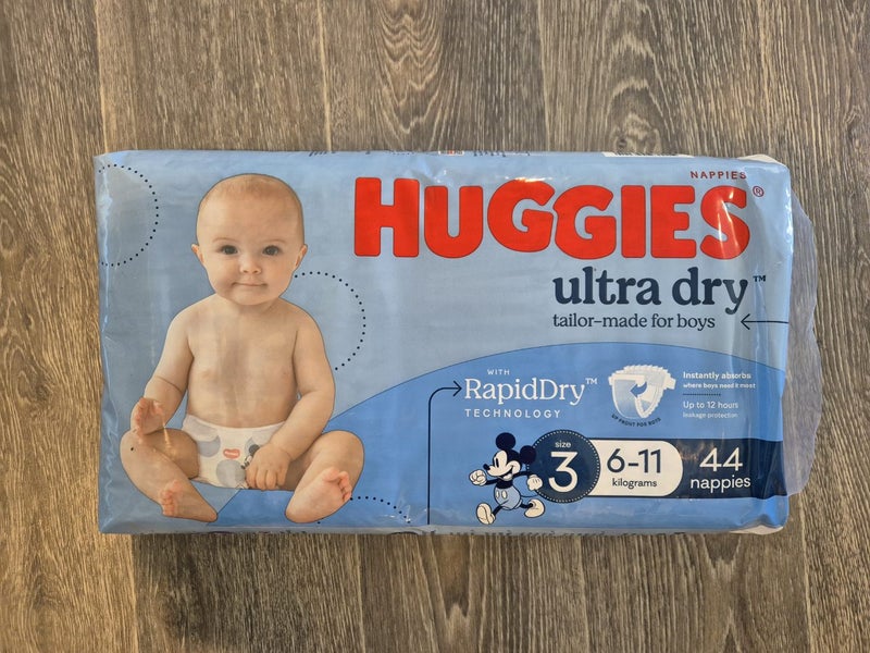 Huggies Boys Size 3 x44 NEW Carousel 1
