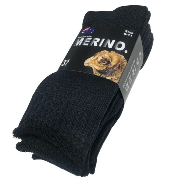 9 Pairs MERINO WOOL SOCKS Mens Heavy Duty Premium Thick Work Socks Cushion in... Carousel 2