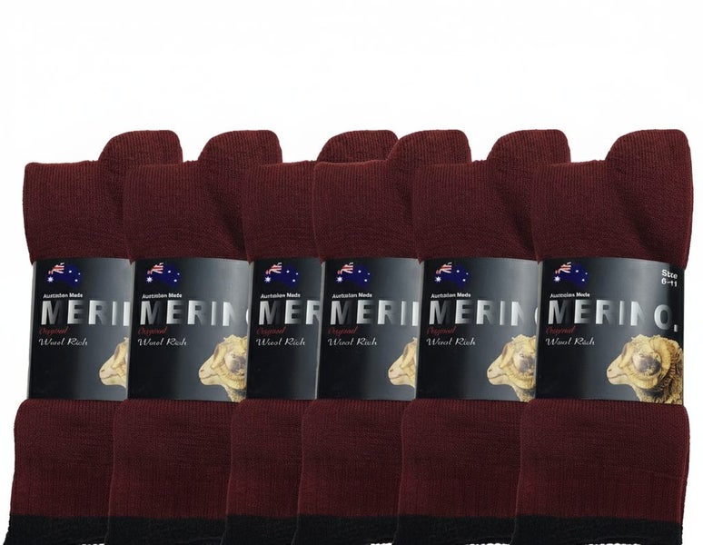 9 Pairs MERINO WOOL SOCKS Mens Heavy Duty Premium Thick Work Socks Cushion in... Carousel 1
