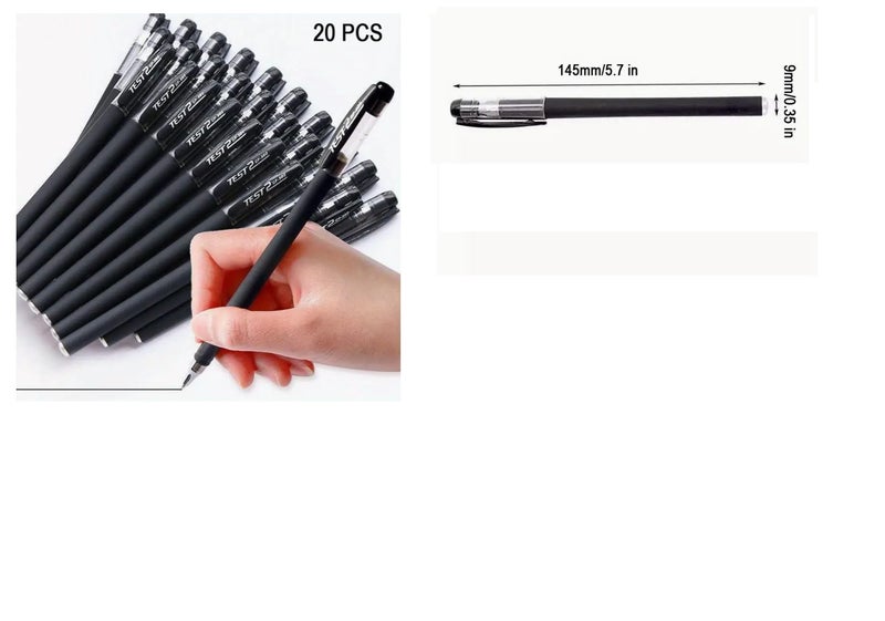 20pcs 0.5Mm Black Ballpoint Pens Carousel 1