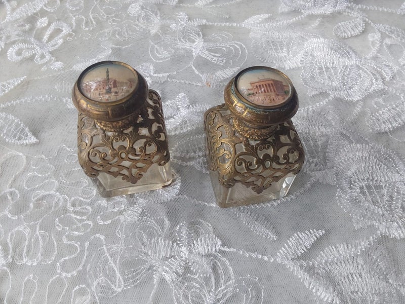 ANTIQUE FRENCH PERFUME BOTTLES Carousel 2