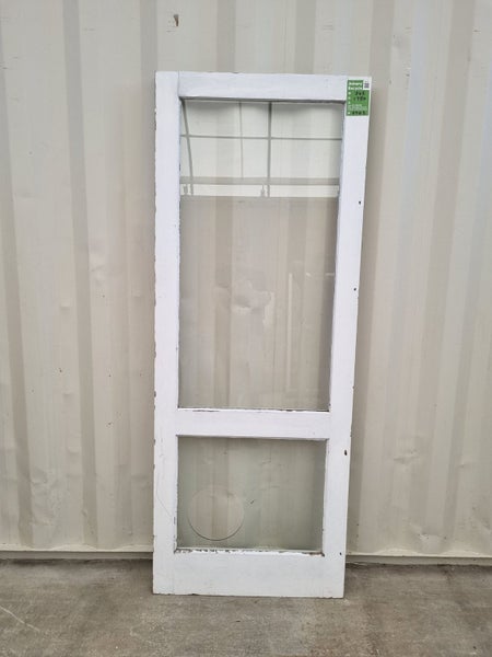 Wood and Glass Single Door Leaf 765 W x 1980 H [#4742] Carousel 1