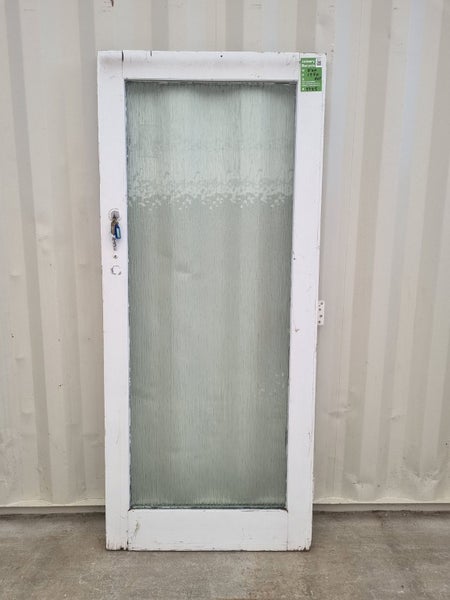 Wood and Glass Single Door Leaf 860 W x 1970 H [#4745] Carousel 1