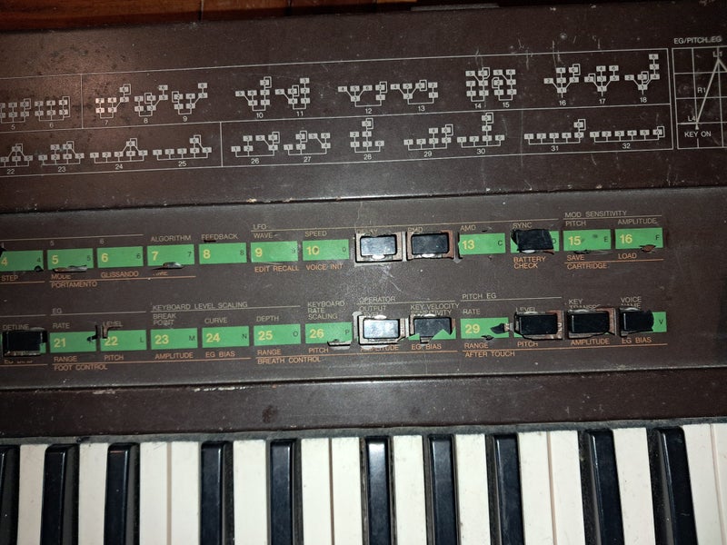 Yamaha DX7 Original Digital Synth- 61 key midi keyboard Carousel 5