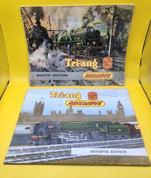 2 x Tri-ang Railways Catalogues 1961 7th Edition & 1962 8th Edition Carousel 1