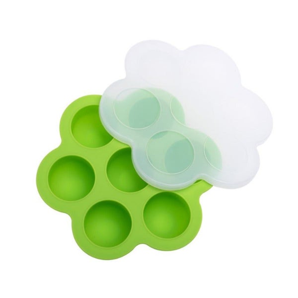 7 Hole Silicone Little One Food Storage Box Sealed Fresh Ice Tray Mold Carousel 5