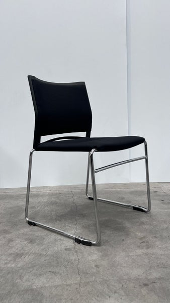 Meeting Chairs | Sled Base | Set of 2 | Black | Used Carousel 1