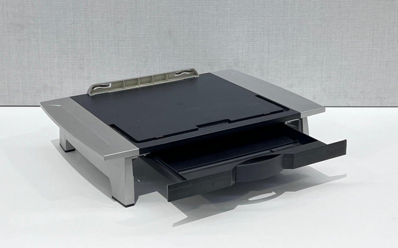Fellowes Monitor Stand | with Drawer + Cable Management | Used Carousel 1