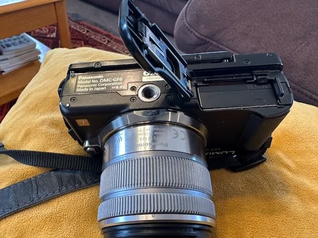 Panasonic DMC-GF6 Mirrorless camera body and two lenses64041719787393112