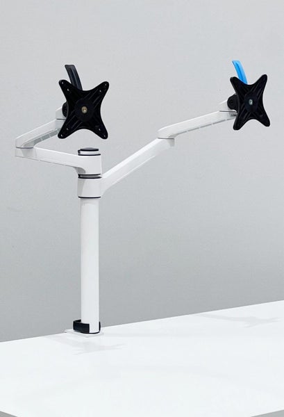 Ar-Ray Dual Monitor Arms | White | Used Carousel 1