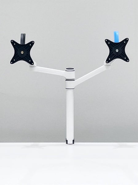 Ar-Ray Dual Monitor Arms | White | Used Carousel 2