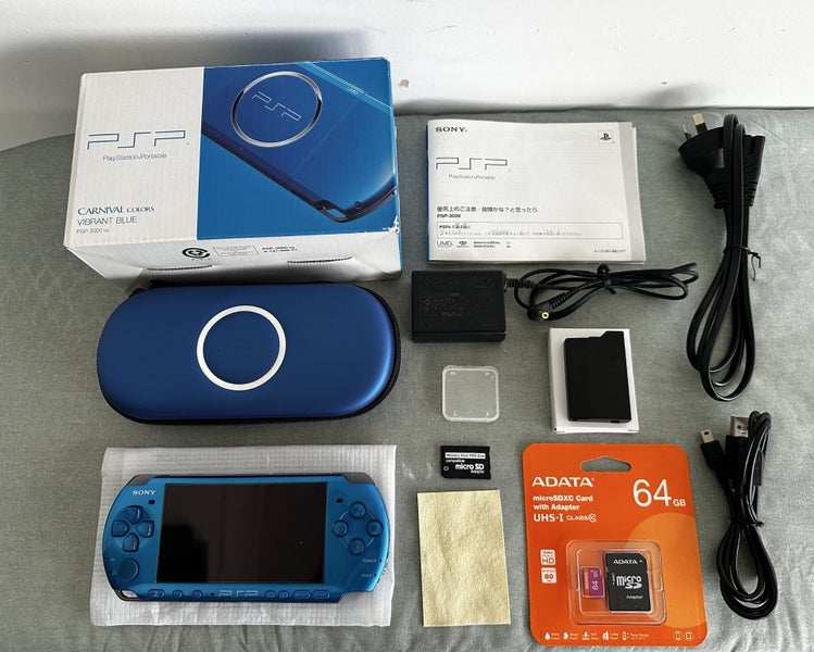 PSP 3000 – Carnival Blue | 64GB | Fully Set Up64042706754817110