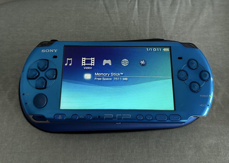 PSP 3000 – Carnival Blue | 64GB | Fully Set Up64042706754817111