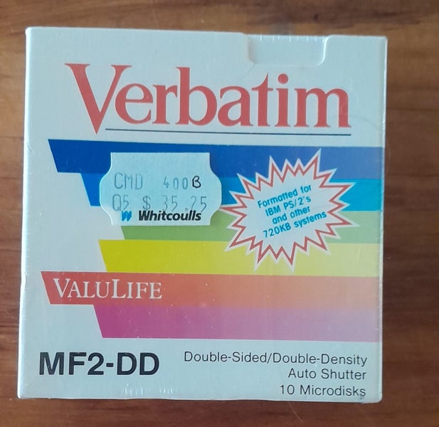 Microdisks Verbatim MF2-22 10 pack Carousel 2