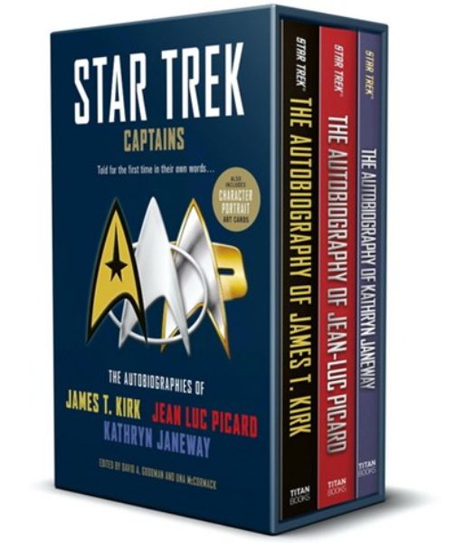 Star Trek Captains - The Autobiographies: Boxed set with slipcase and char Carousel 1