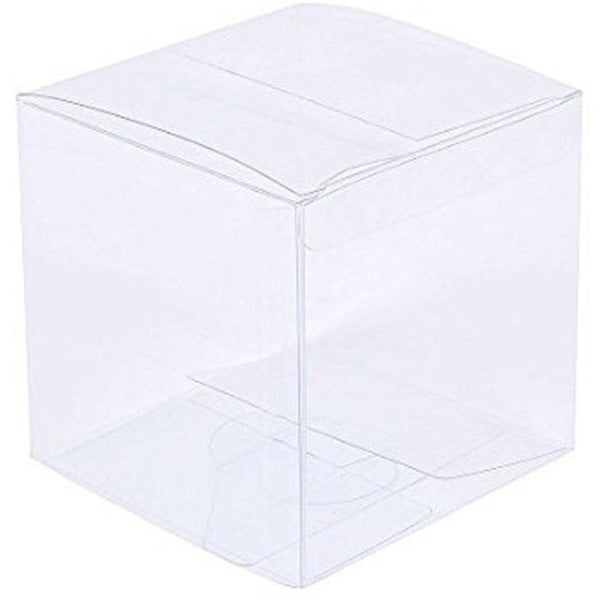 My Decorations 100 Pack Of 9Cm Sqaured Cube Gift Box - Product Showcase Clear Pl Carousel 1