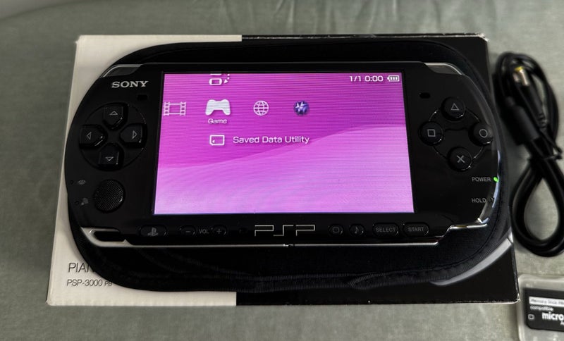 PSP 3000 – Piano Black | 64GB | Fully Set Up | Boxed64045580141825111
