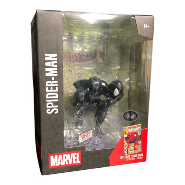 McFarlane Toys Marvel - Spiderman Black Suit 1:6 Scale Figure : Chase] Carousel 1