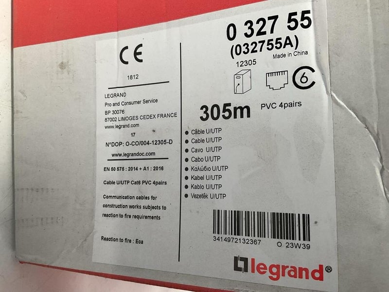 Legrand CAT6 Blue Coloured Cable Carousel 2