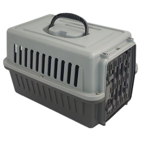 Yes4pets Small Dog Cat Rabbit Crate Pet Guinea Pig Carrier Kitten Cage-Grey Carousel 2